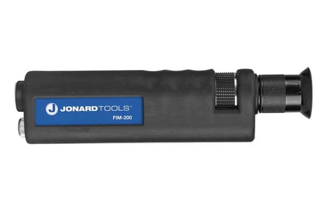 Jonard FIM-200 - Микроскоп для контроля чистоты торцов оптических коннекторов FC, SC, ST, LC (увеличение 200х)