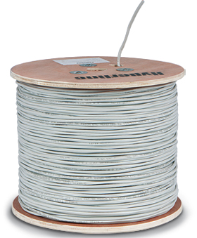 Кабель витая пара UUTP2-C5-P24-IN-PVC-GY-500, 2 пары, категория 5, многожильный