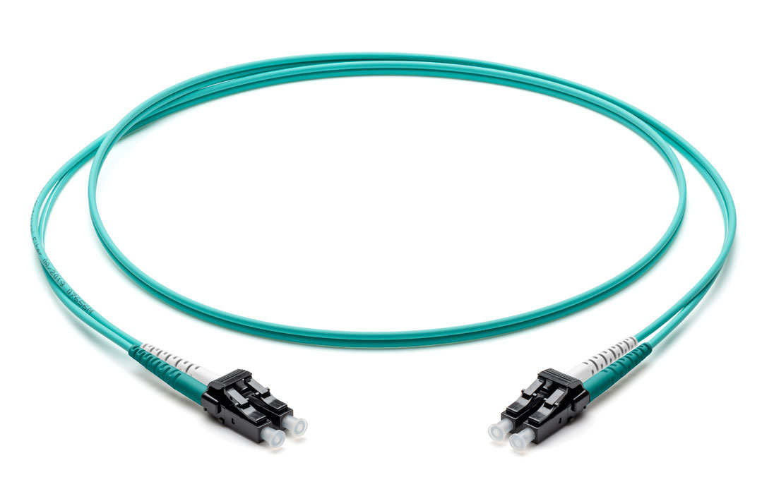 Патч-корд оптический Corning 2мм OM3 дуплекс LC-LС 1м F050502T5Z20001M