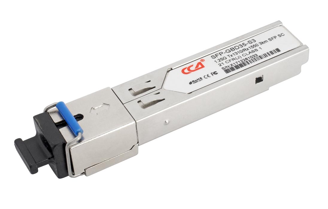 SFP WDM 1.25G Tx1310/Rx1550 3km SC
