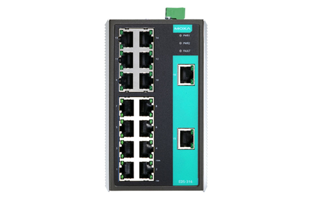 Коммутатор Moxa EDS-316-T
