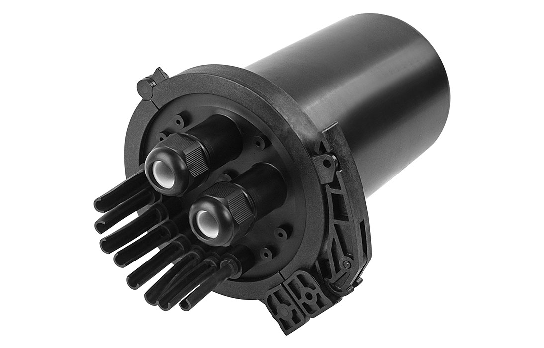 Муфта-кросс МКО-С7/CМ3-2/4SC-2SC-2SC/APC-2SC/APC-2ФТ16 (2 фитинга 16 мм) ССД