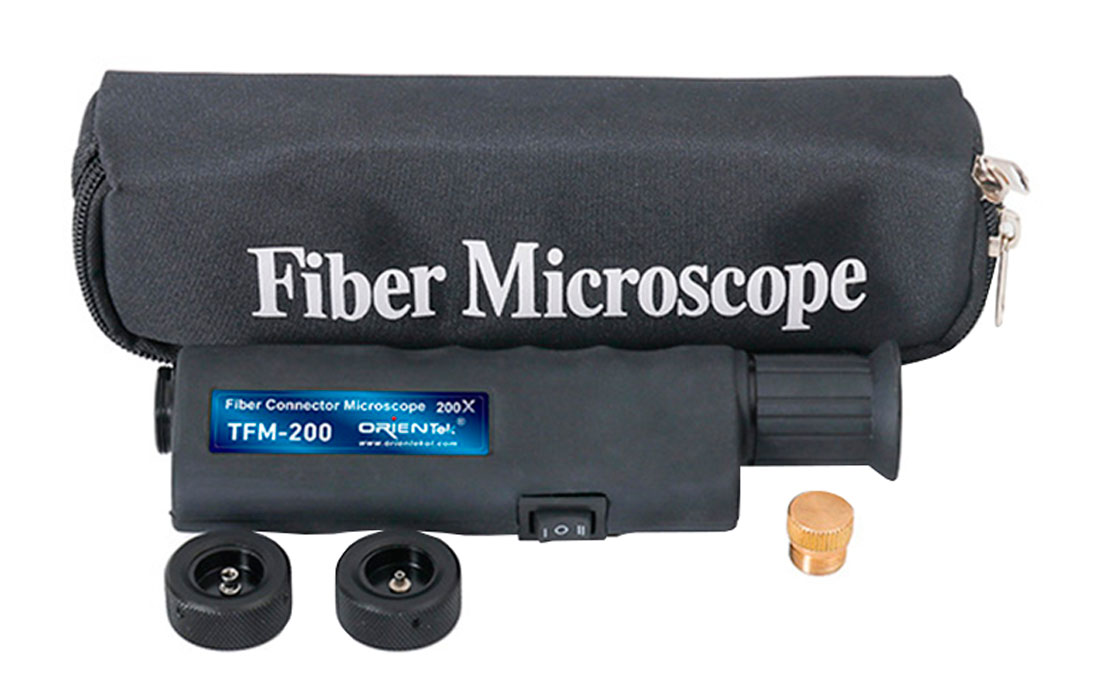 Микроскоп для контроля торцевой поверхности оптических коннекторов TFM-200 FC/SC/ST/LC (х200/400)