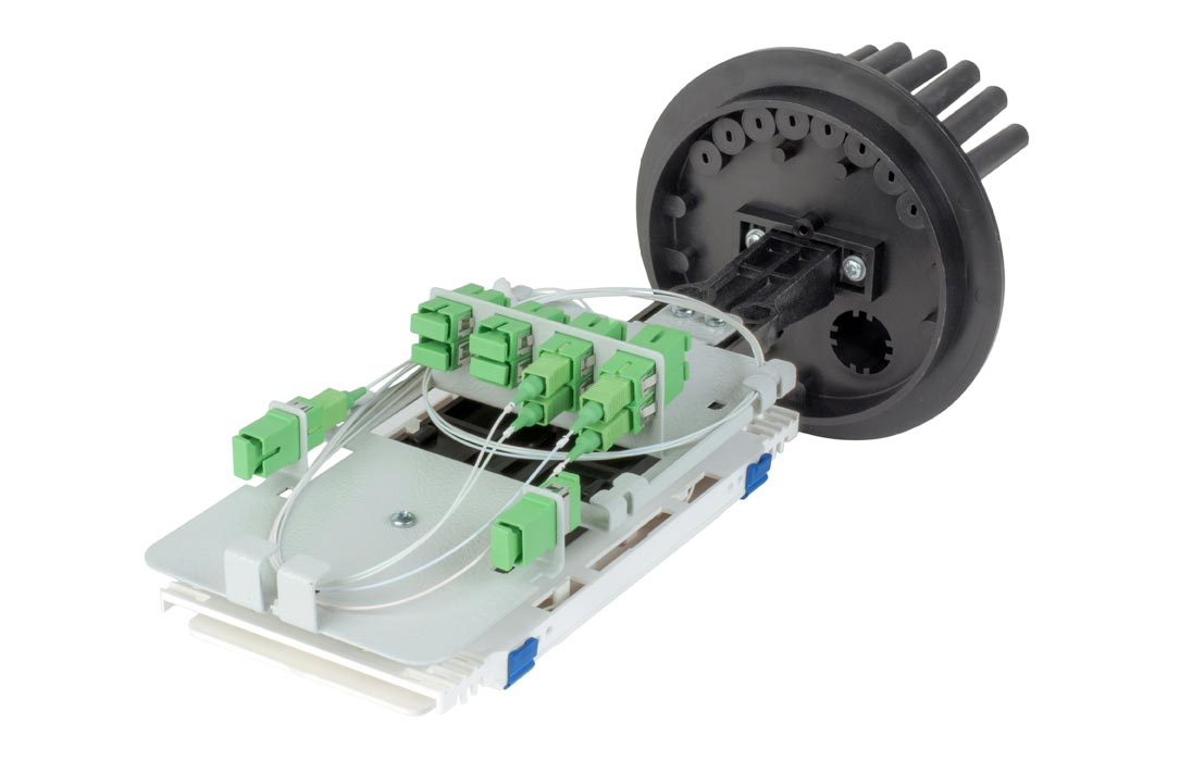 Муфта-кросс МКО-С6/С09-2/4SC-1PLC4-SC/APC-10SC-10SC/APC-2SC/APC-2ФТ16 ССД