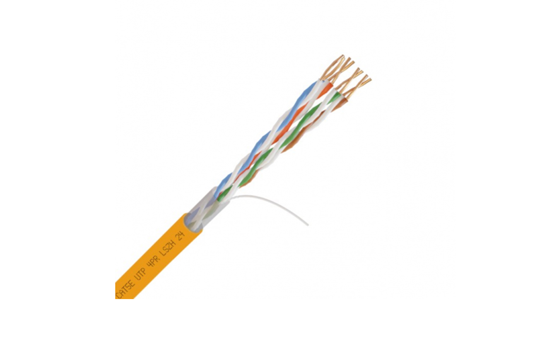 Витая пара UTP4 CAT5e LSZH-1134 (бухта 305м) Кабель информационный UTP4 категория 5Е, количество пар 4, для внутренней прокладки, неэкранированый, Тип оболочки LSZH