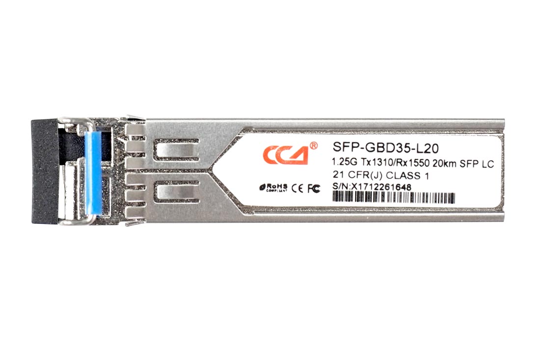 Модуль SFP WDM 1.25G Tx1310/Rx1550 20km LC
