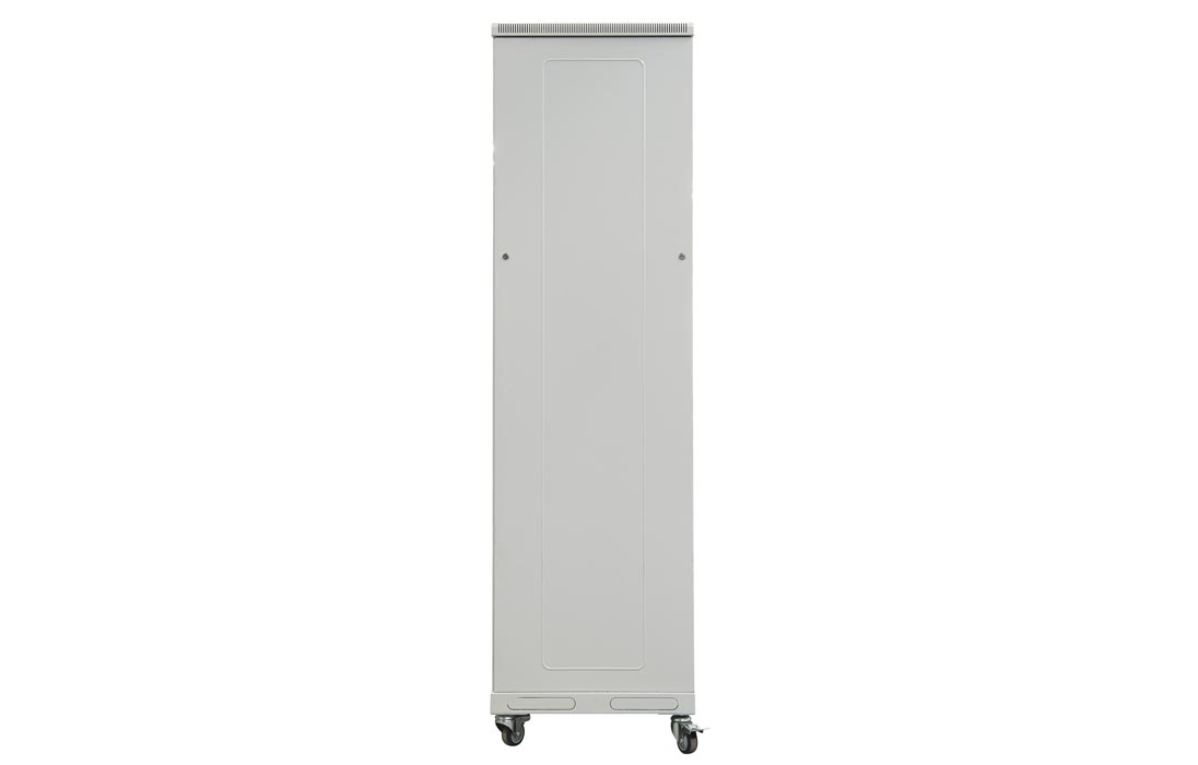 Шкаф телекоммуникационный напольный 19",18U(600x1000), ШТ-НП-18U-600-1000-С, передняя дверь стекло ССД