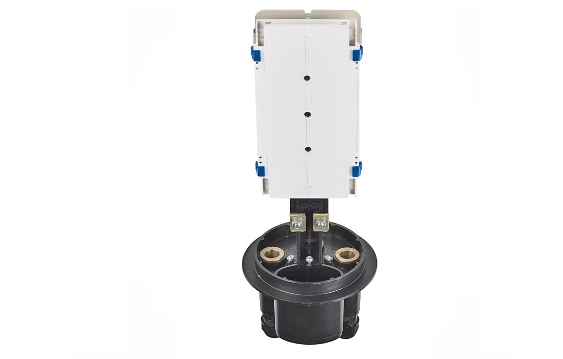 Муфта-кросс МКО-К6/CМ3-2/4SC-2SC-2SC/APC-2SC/APC-2ФТ4х3 (2 фитинга 4х3,0 мм) ССД