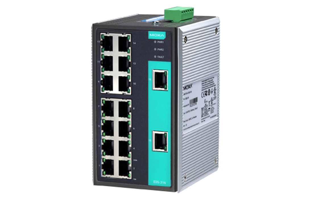 Коммутатор Moxa EDS-316-T