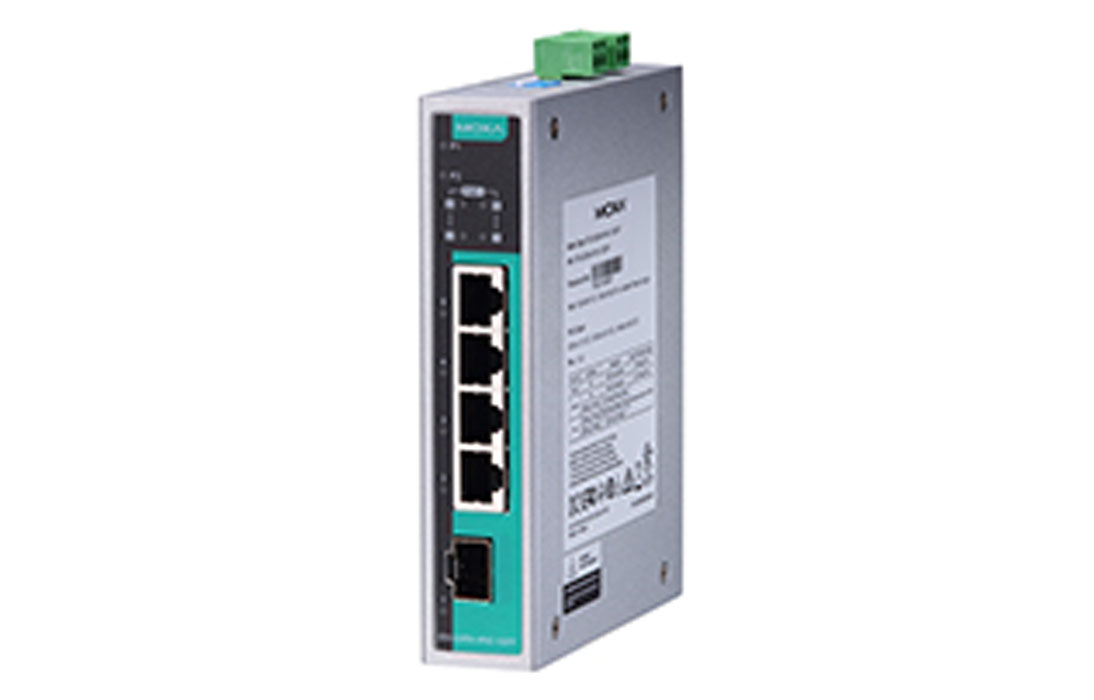 Коммутатор Moxa EDS-G205A-4PoE-1GSFP-T
