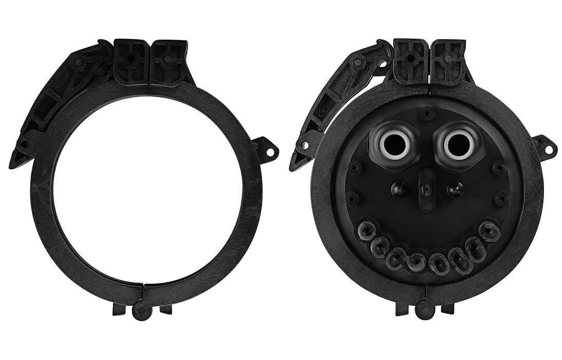 Муфта-кросс МКО-С7/CМ3-2/4SC-2SC-2SC/APC-2SC/APC-2ФТ16 (2 фитинга 16 мм) ССД