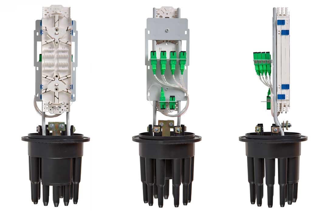 Муфта-кросс МКО-Д3/С09-2/8SC-2PLC8-SC/APC-20SC-18SC/APC-18SC/APC ССД
