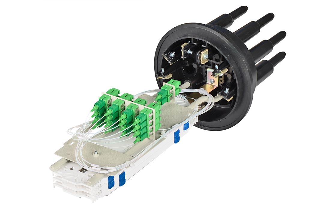 Муфта-кросс МКО-Г3/С09-2/8SC-2PLC8-SC/APC-20SC-18SC/APC-18SC/APC ССД