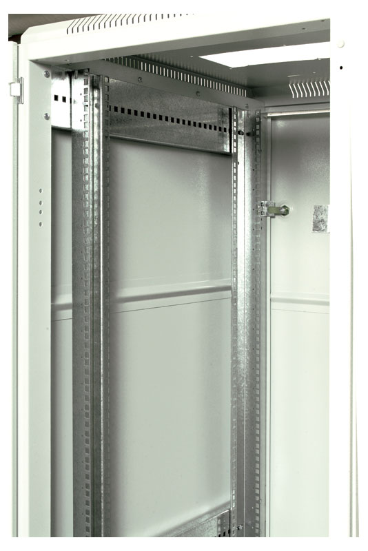 Шкаф телекоммуникационный напольный 42U (600х800) дверь стекло