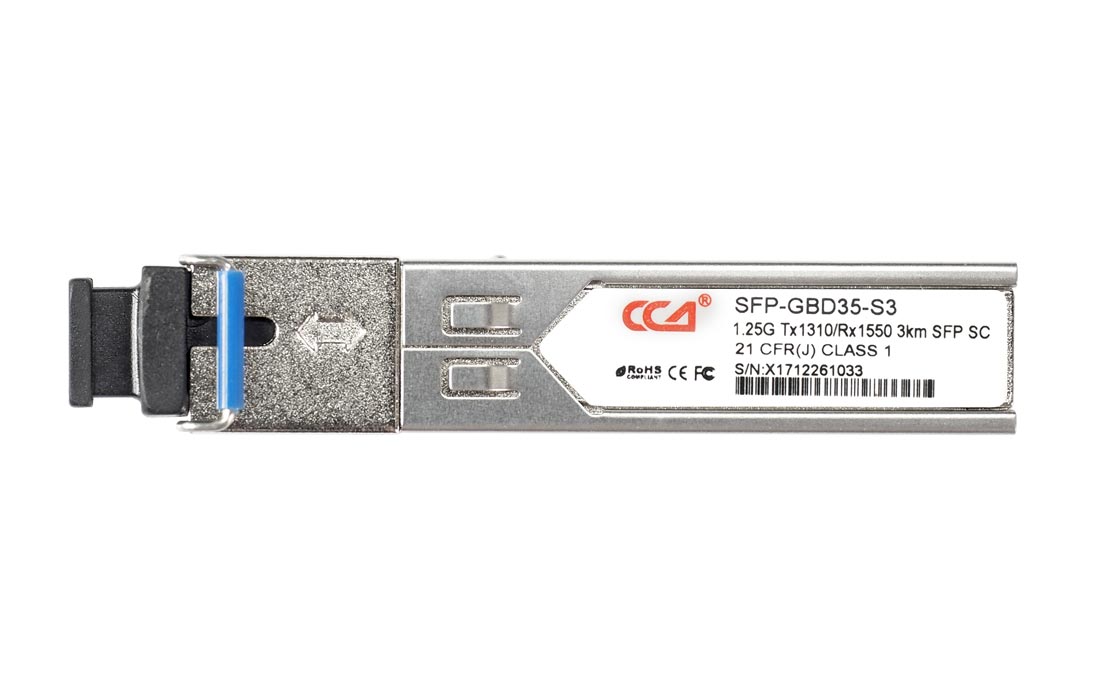 SFP WDM 1.25G Tx1310/Rx1550 3km SC