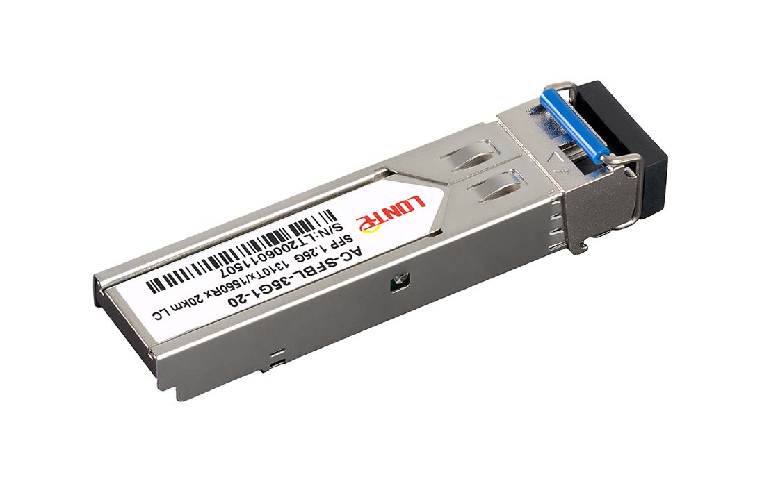 SFP WDM 1.25G Tx1310/Rx1550 20km LC DDM