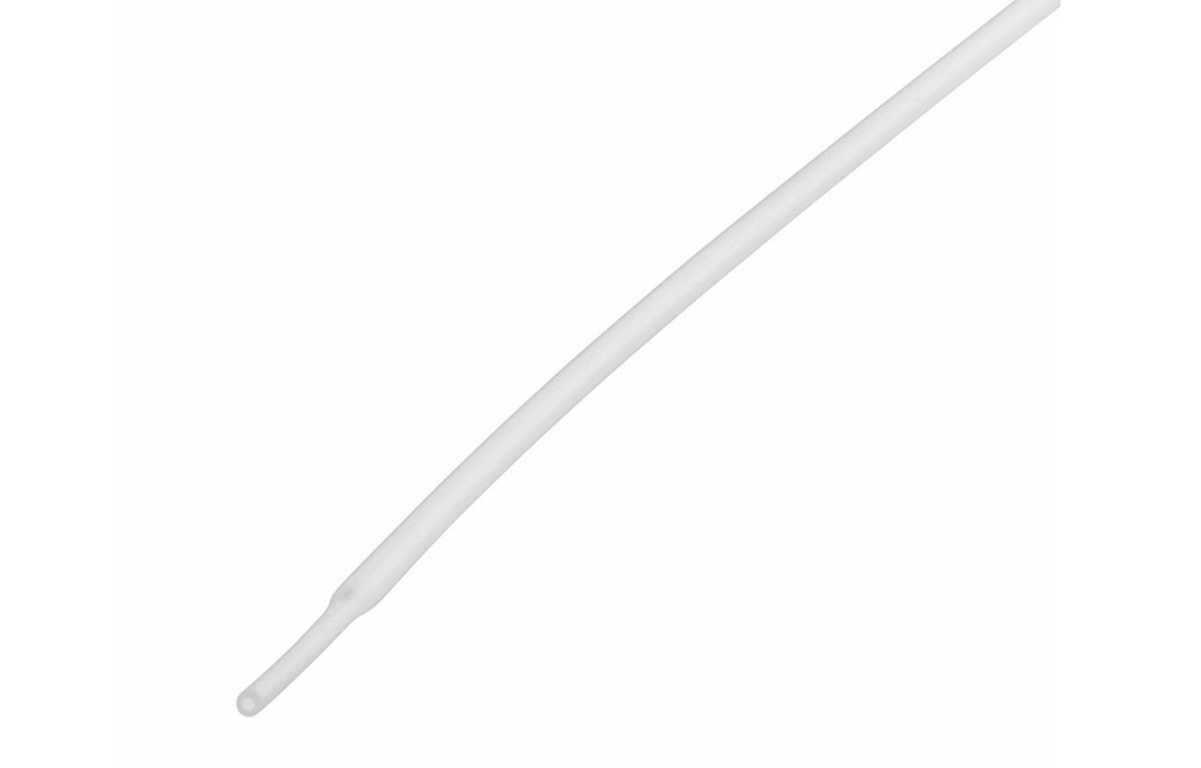 20-1001 Термоусадочная трубка REXANT 1,0/0,5 мм, белая, упаковка 50 шт. по 1 м