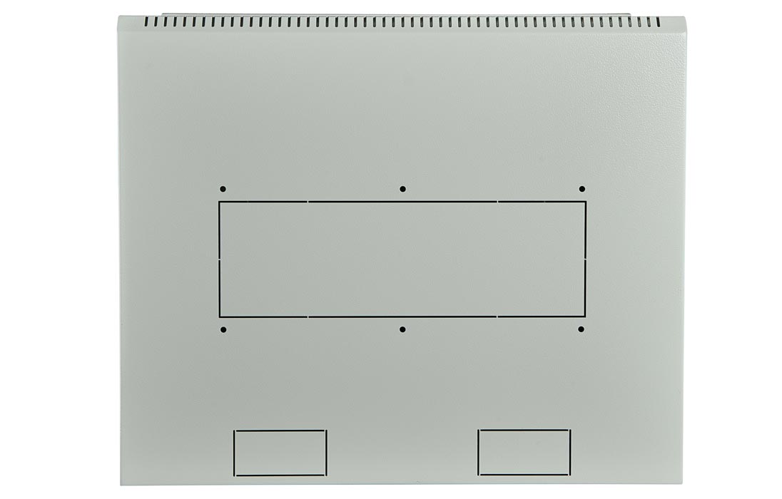 Шкаф телекоммуникационный настенный разборный 19”,6U(600x650), ШТ-НСр-6U-600-650-П дверь перфорированная ССД