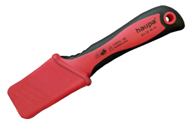 200007 Нож для резки кабеля VDE, с лезвием в форме крюка 50 мм Haupa
